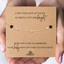 Miscarriage Gift With A Gold Plated Or Silver Plated Star Bracelet And Card, thumbnail 1 of 12