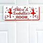 Personalised Ballerina And Butterfly Childs Door Sign, thumbnail 6 of 11