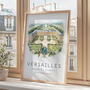 Versailles Palace France Travel Poster, thumbnail 4 of 7