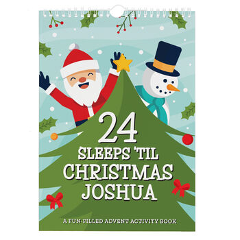Personalised Christmas Activity Advent Calendar For Kids, 4 of 8