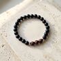 Agate And Tiger Eye Bead Bracelet, thumbnail 2 of 9