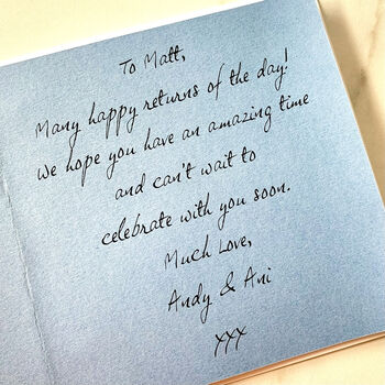 Champagne Bottle Personalised 80th Birthday Card, 4 of 4