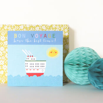Bon Voyage Greetings Card, 2 of 5