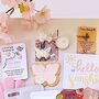 Pink Butterfly Hug In A Box – Pamper Hamper Self Care Package, thumbnail 5 of 12