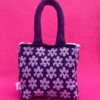 Blossom Knitted Mini Box Bag, 5 of 12