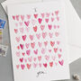 'I Love You' Romantic Hearts Card, thumbnail 2 of 3