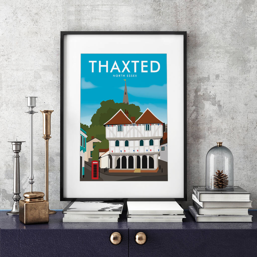 Thaxted Travel Poster Art Print, 1 of 4