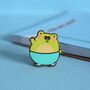 Frog Enamel Pin | Cute Pin Badges, thumbnail 1 of 5