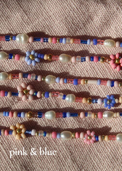 'Mrs' Beaded Necklace, With Mother Of Pearl Letters, 7 of 8