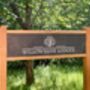 Premium Engraved Slate Sign On Oak Posts, thumbnail 6 of 7