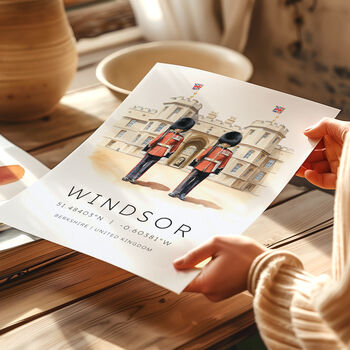 London Travel Destination Cards For Windsor Castle, 4 of 7