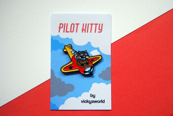 Pilot Kitty Pin, 2 of 2
