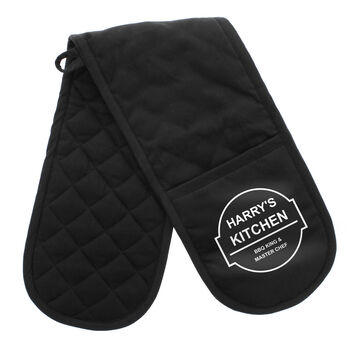 Personalised BBQ And Grill Oven Gloves, 2 of 5