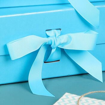 Personalised Luxury Blue Gift Box For Him, 4 of 6