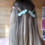 Pastel Mint Sage Flower Shaped Hair Clip, thumbnail 5 of 5