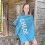 Personalised Towels With Appliqued Letters, thumbnail 3 of 12