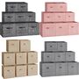 Eight Piece Fabric Storage Cubes Set, thumbnail 7 of 7