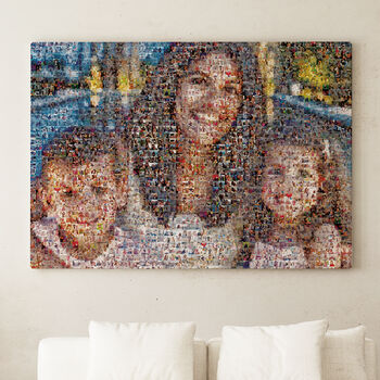 Personalised Portrait Made Up Of Small Photographs, 7 of 12