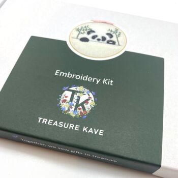 Panda Embroidery Kit For Crafty Kids, 2 of 9