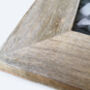 Handmade Wooden Photo Frame For 4x6 Picture, thumbnail 7 of 8