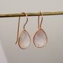 Rose Quartz Sterling Silver Earrings, thumbnail 1 of 6