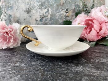 Cup And Saucer With Pin Up Girl, 4 of 12