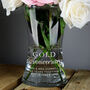 Personalised Gold Anniversary Glass Vase, thumbnail 2 of 5