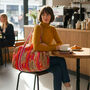 Quilted Cotton Tiger Print Duffle Bag, thumbnail 6 of 7