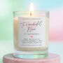Niece Birthday Gift, Wonderful Niece Handmade Candle, thumbnail 1 of 6