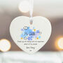 Personalised Blue Puzzle Porcelain Heart For Teachers Thank You, thumbnail 4 of 4
