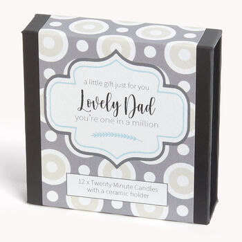 Dad Twenty Minute Candle Gift Set, 2 of 6