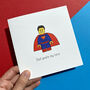 Superman Minifigure Card For Dad, thumbnail 4 of 4