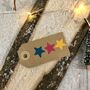 Personalised Name Bright Acrylic Bauble Christmas Card, thumbnail 4 of 4