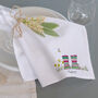 Pair Of Personalised Welly Boot Napkins, thumbnail 4 of 11