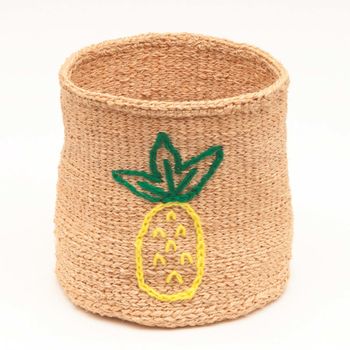 Embroidered Motif Baskets, 11 of 12