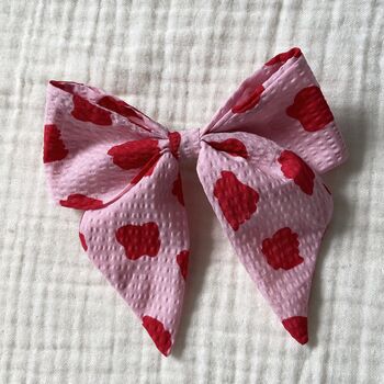 Children's Hair Bow With Personalisation, 7 of 7