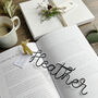 Personalised Name Wire Bookmark, thumbnail 4 of 8
