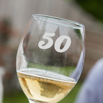 Personalised Beer Glass Range 50th Birthday, 6 of 6