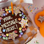 Personalised Party Brownie Cake, thumbnail 1 of 4