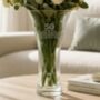 Personalised Big Number Diamond Effect Vase, thumbnail 1 of 5