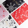 Merry Christmas | Snowflakes | Foiled Christmas Card, thumbnail 3 of 4