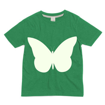 Butterfly Glow In The Dark Interactive Kids T Shirt, 5 of 8