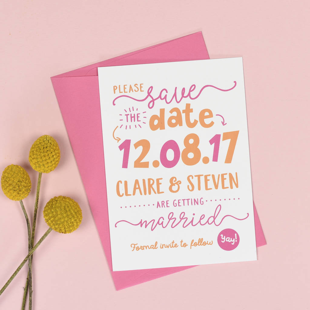 Charlie Save The Date Cards, 1 of 2