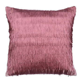 Velvet Tassel Cushion, 5 of 6
