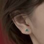 Merry Little Christmas Snowflake And Christmas Tree Earrings, thumbnail 4 of 7