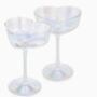 Pair Of Heart Champagne Glasses, thumbnail 3 of 4