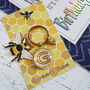 Personalised Queen Bee Keyring With Charm, thumbnail 3 of 4