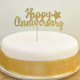 Happy Anniversary Luxury Glitter Cake Topper, thumbnail 1 of 3