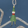 Tin Elf Christmas Tree Decoration, thumbnail 3 of 4