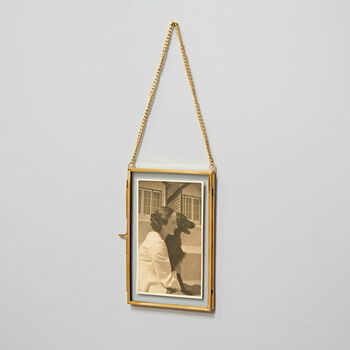 Glass And Metal Hanging Photo Frame, 5 of 6